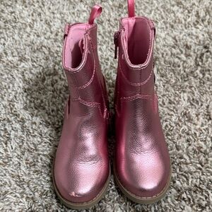 Old Navy Metallic Pink Kids Boots